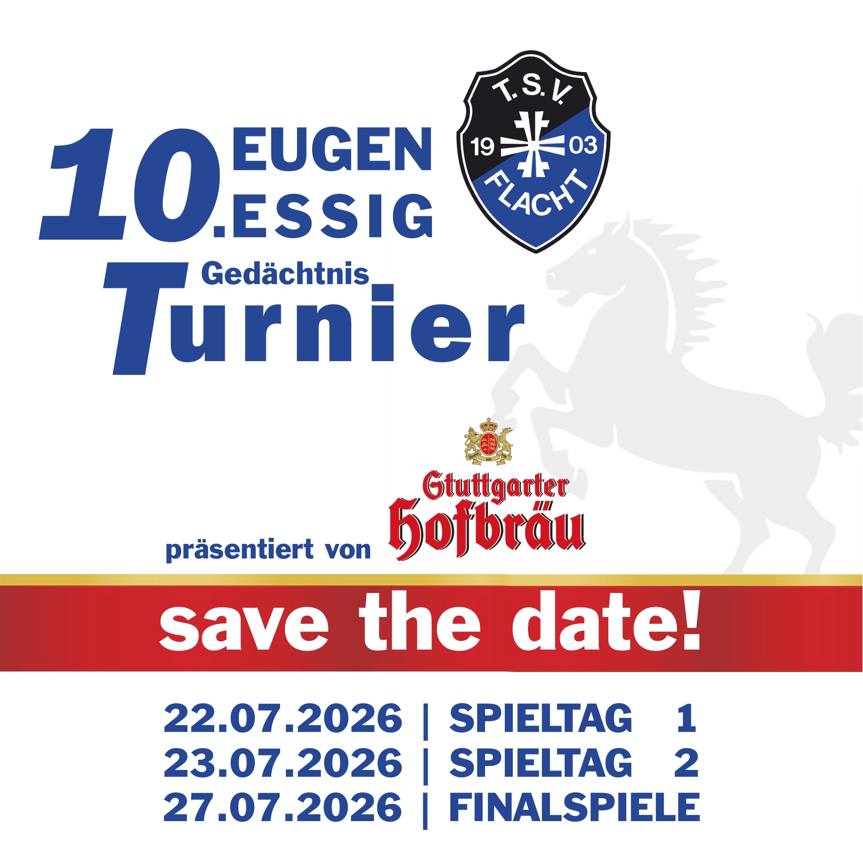 10. Eugen-Essig-Gedächtnisturnier 2026 des TSV Flacht